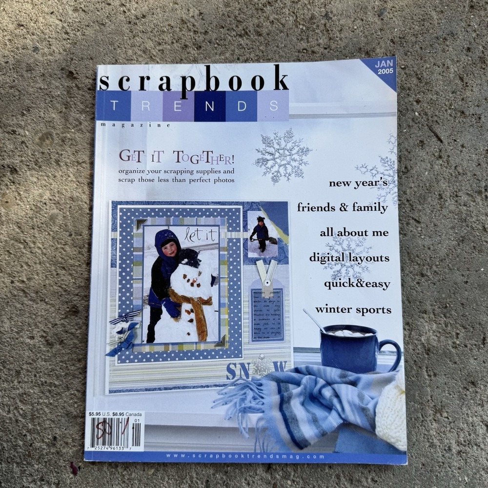 Vintage Scrapbook Trends Magazine Jan 2005 Winter